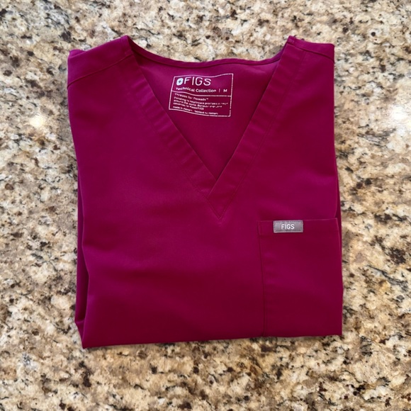 DARK MAGENTA: Figs Scrub Set Catarina/Zamora (M/MP) - Picture 8 of 16